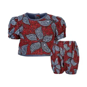 ANKARA BLOUSE SET FOR GIRLS