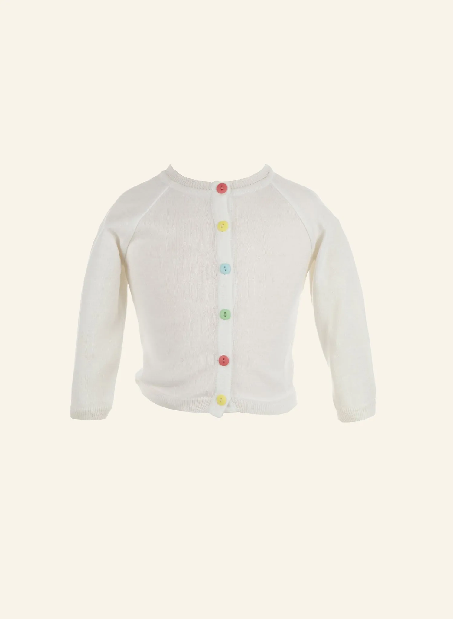 Baby / Toddler Classic Cardigan - Ivory White