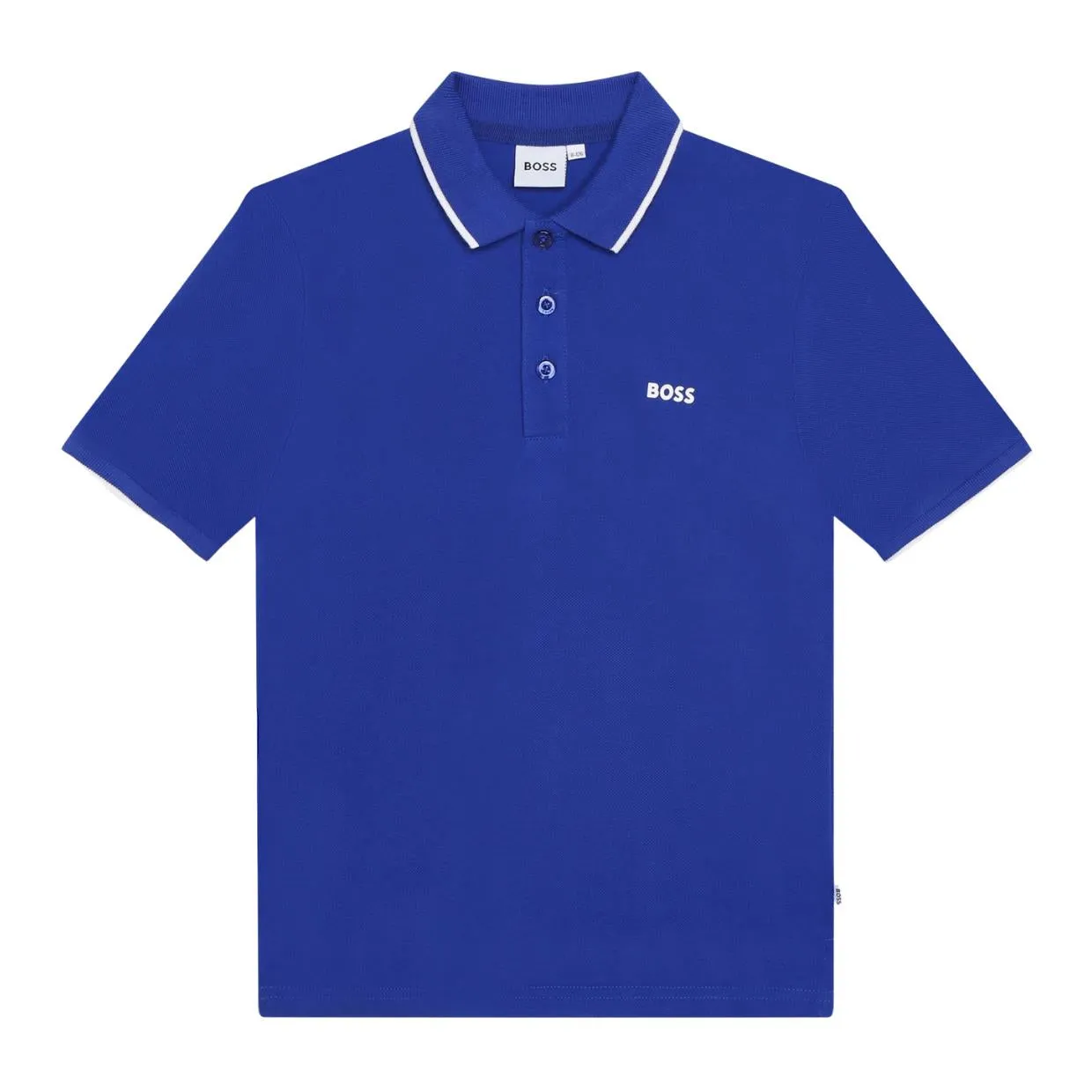 BOSS Kids  Logo Royal Blue Polo Shirt