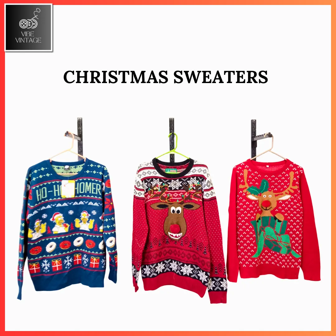 CHRISTMAS SWEATERS - 15 PCS