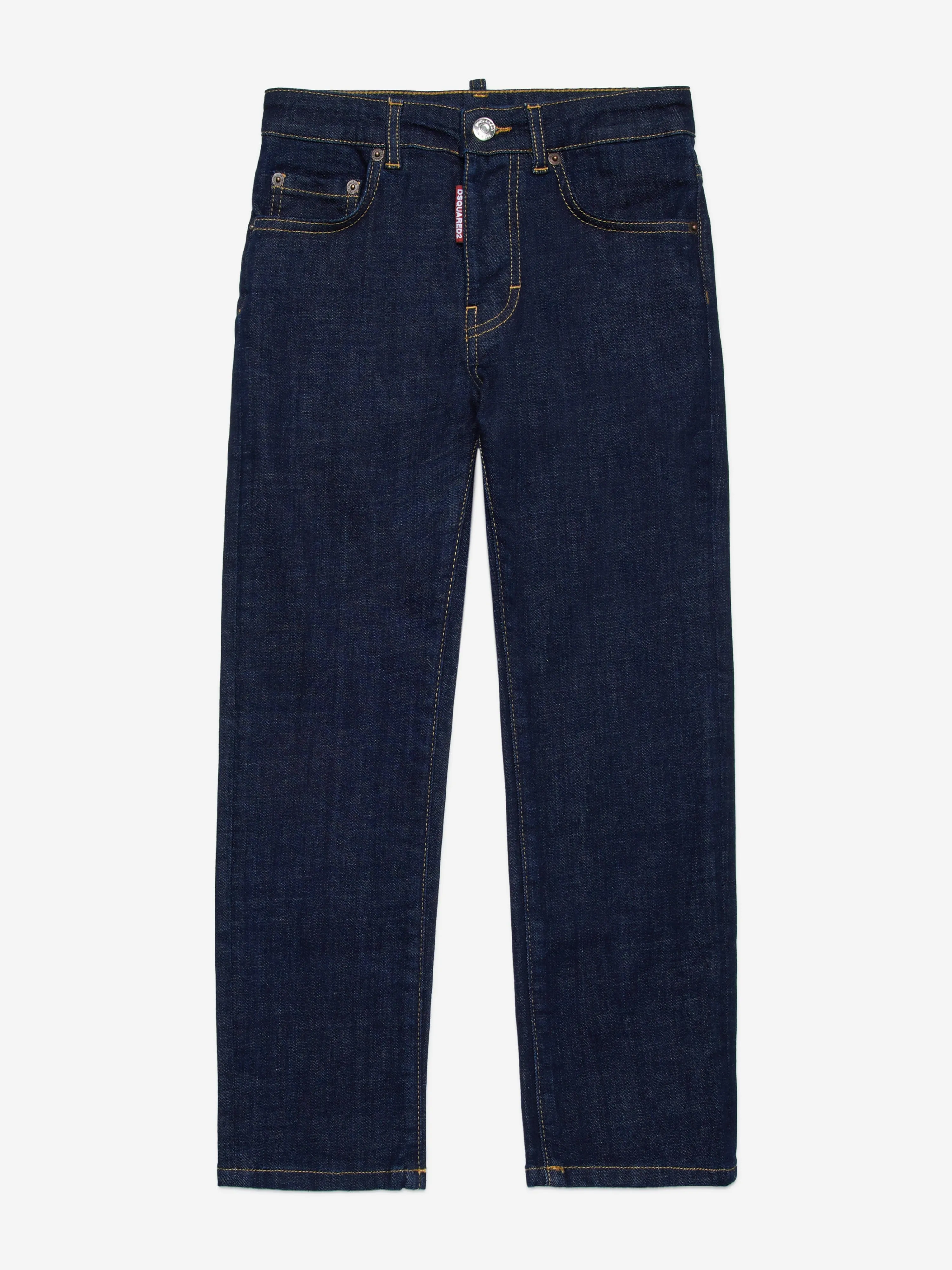 Dsquared2 Kids Regular Fit Jeans in Blue