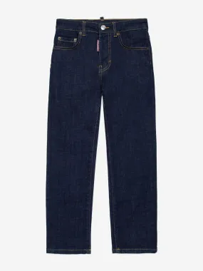 Dsquared2 Kids Regular Fit Jeans in Blue