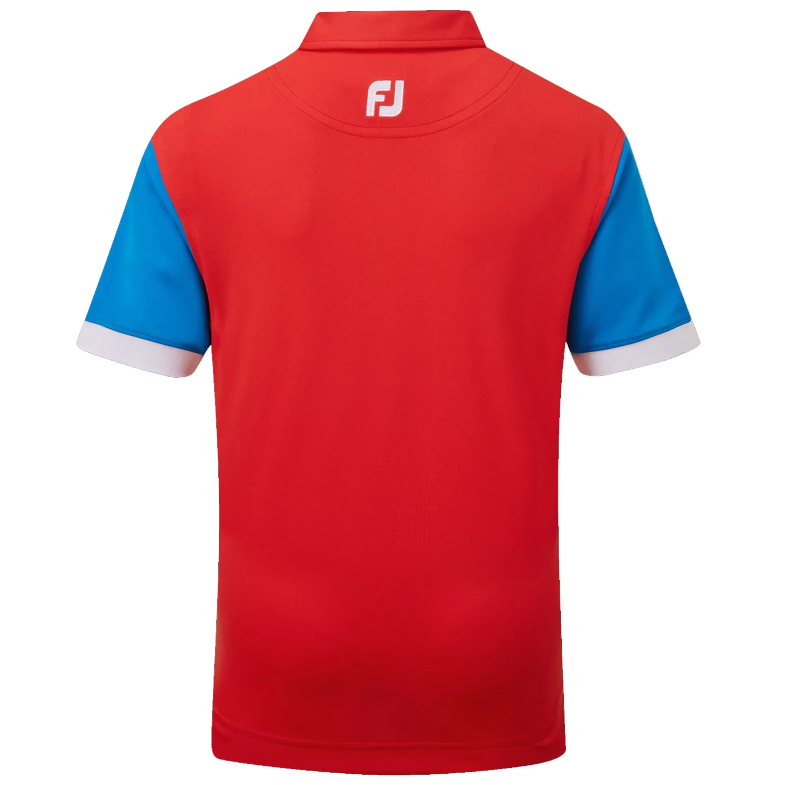 FootJoy Junior Colour Block Pique Polo Shirt