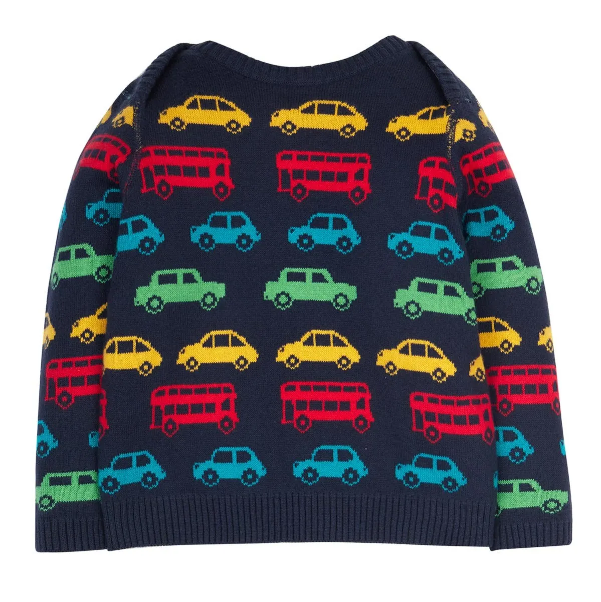 Frugi Rawly Reversible Jumper - Indigo Transport