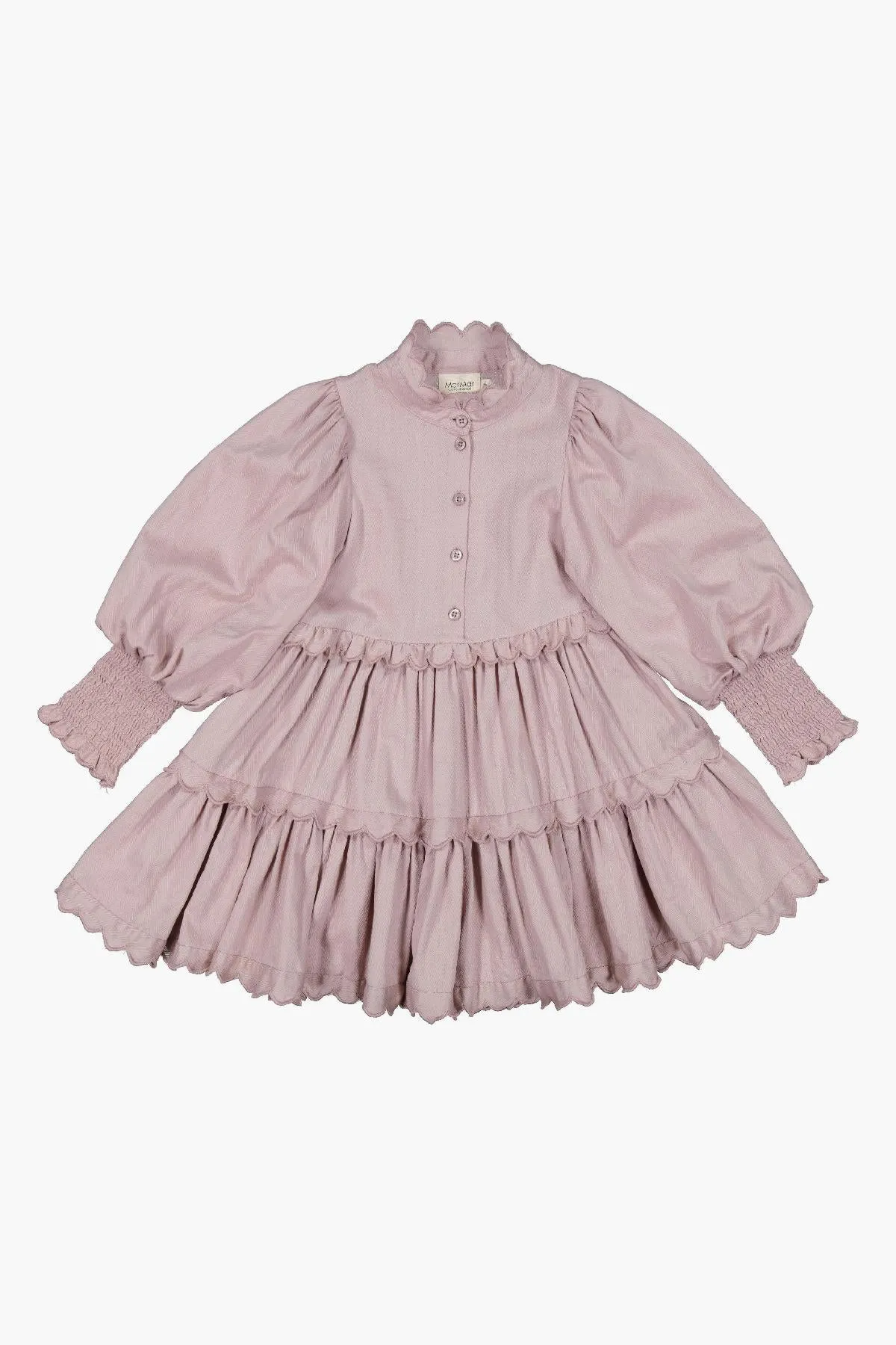 Girls Dress MarMar Copenhagen Dela - Blackberry Cream (Size 4 left)