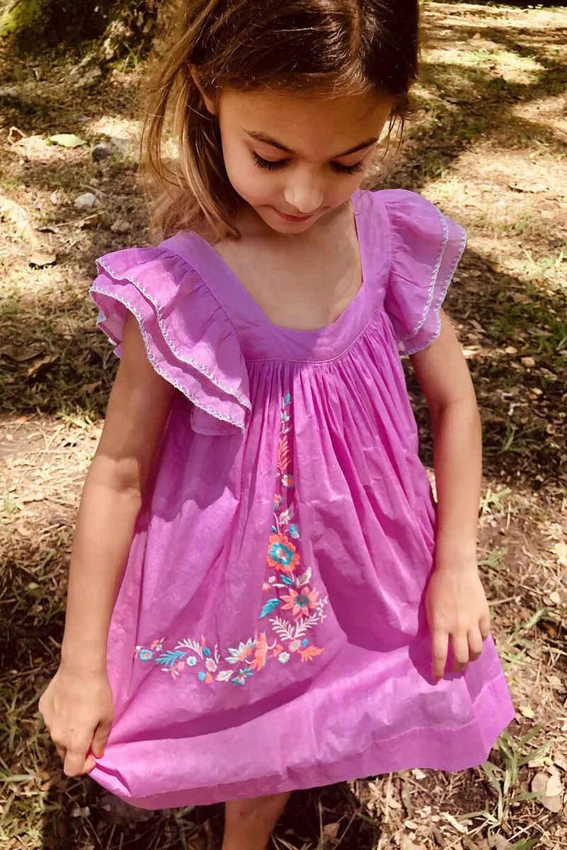 Girls Dress Nellystella Chloe Candy Grape