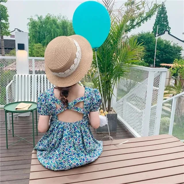 Girls Floral Dress Summer Princess Clothing Flower Costume Kids Baby Child Party Holiday Beautiful Dresses For Girl Clothes 2-3Y X1369702