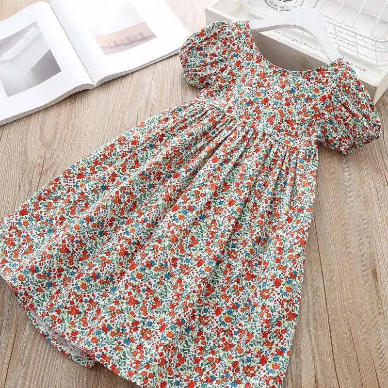 Girls Floral Dress Summer Princess Clothing Flower Costume Kids Baby Child Party Holiday Beautiful Dresses For Girl Clothes 2-3Y X1369702