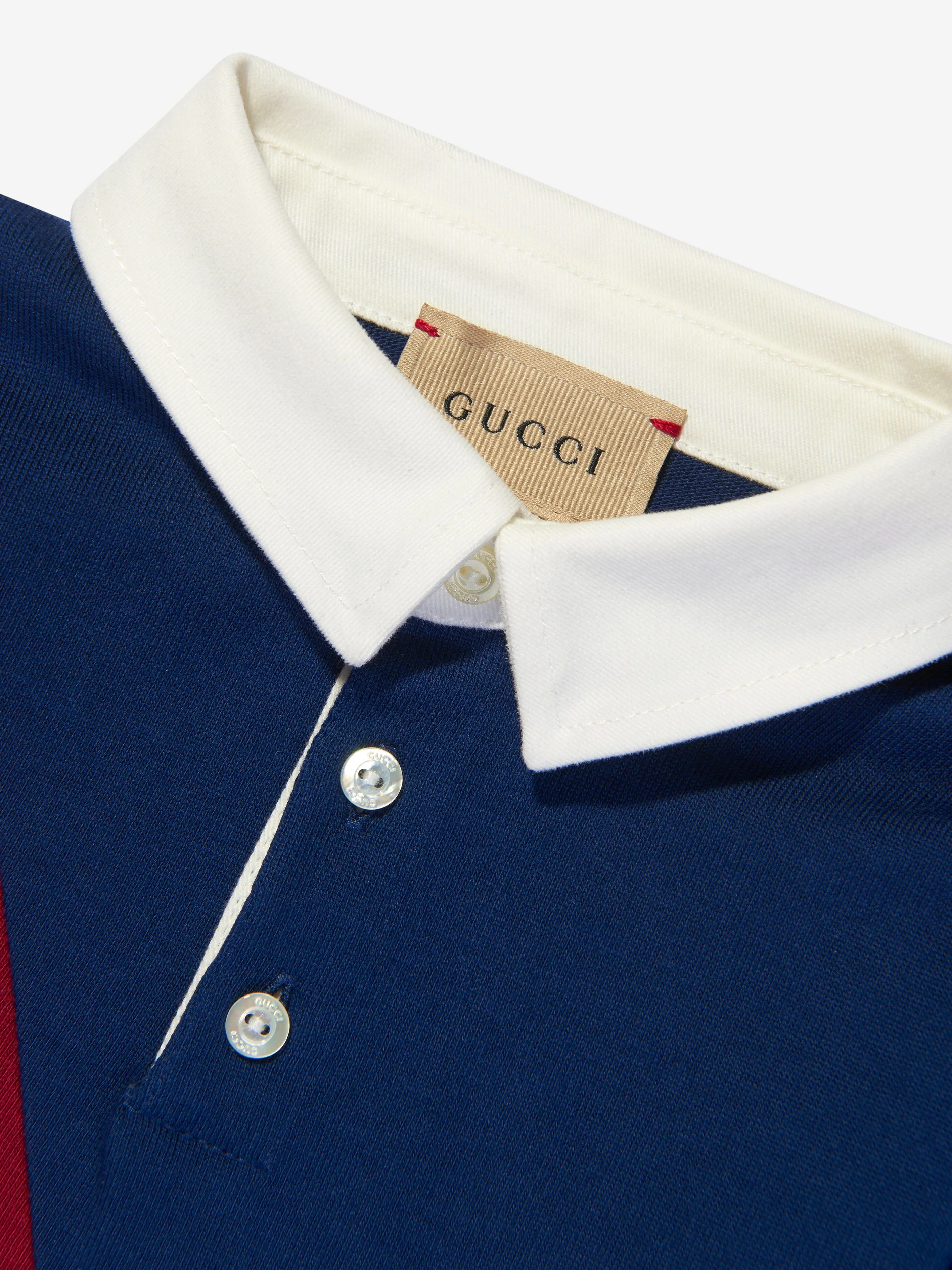 Gucci Baby Boys Long Sleeve Logo Polo Shirt