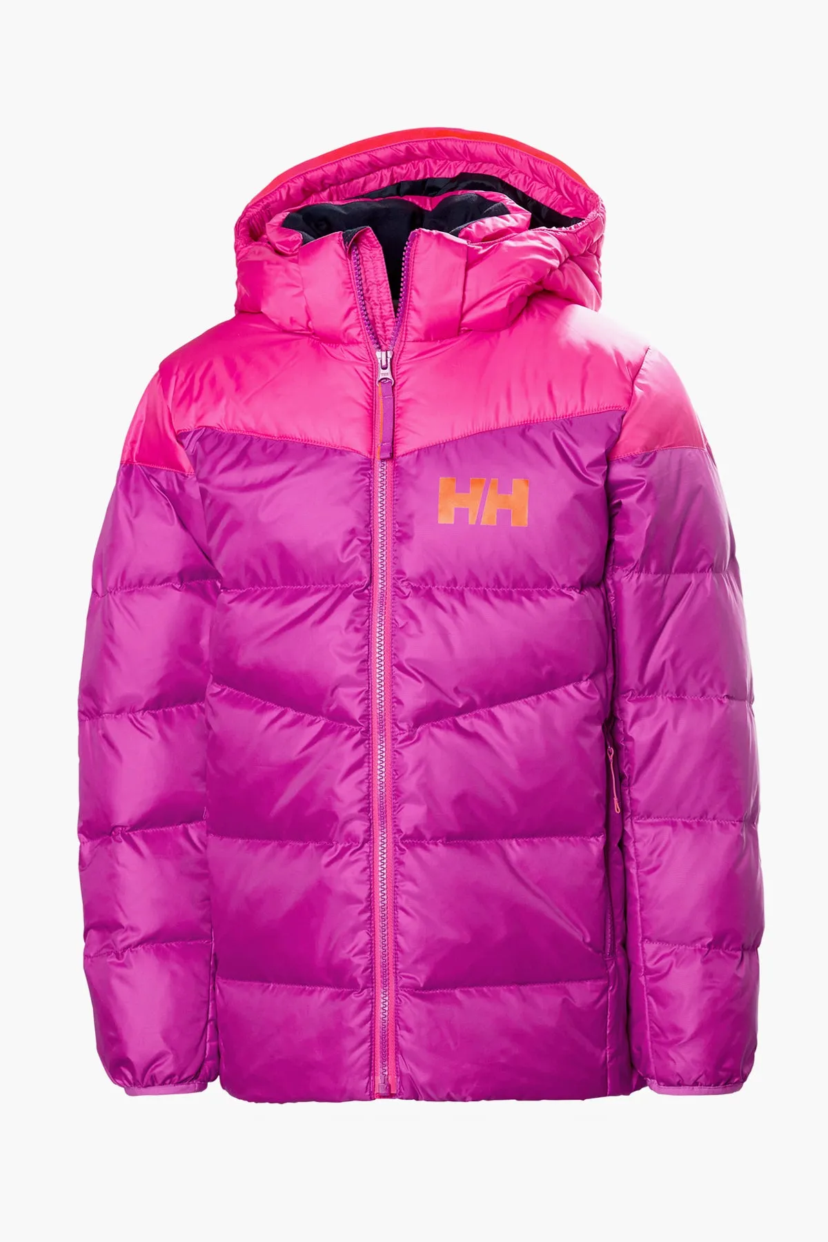 Helly Hansen Kids Jr Isfjord Down Girls Jacket - Festival Fuchsia (Size 14 left)