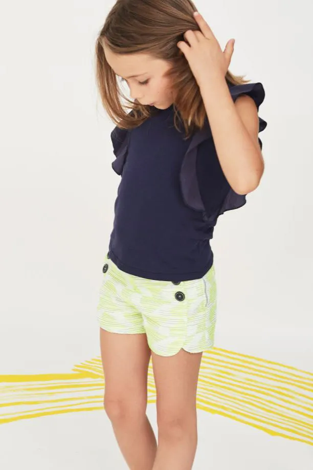 Jean Bourget Citron Girls Short (Size 3 left)