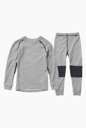 Kids Baselayer Helly Hansen Lifa Merino Set Grey