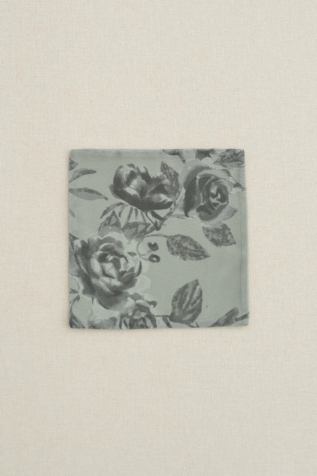 Kids Satin Floral Print Pocket Square | Made To Order