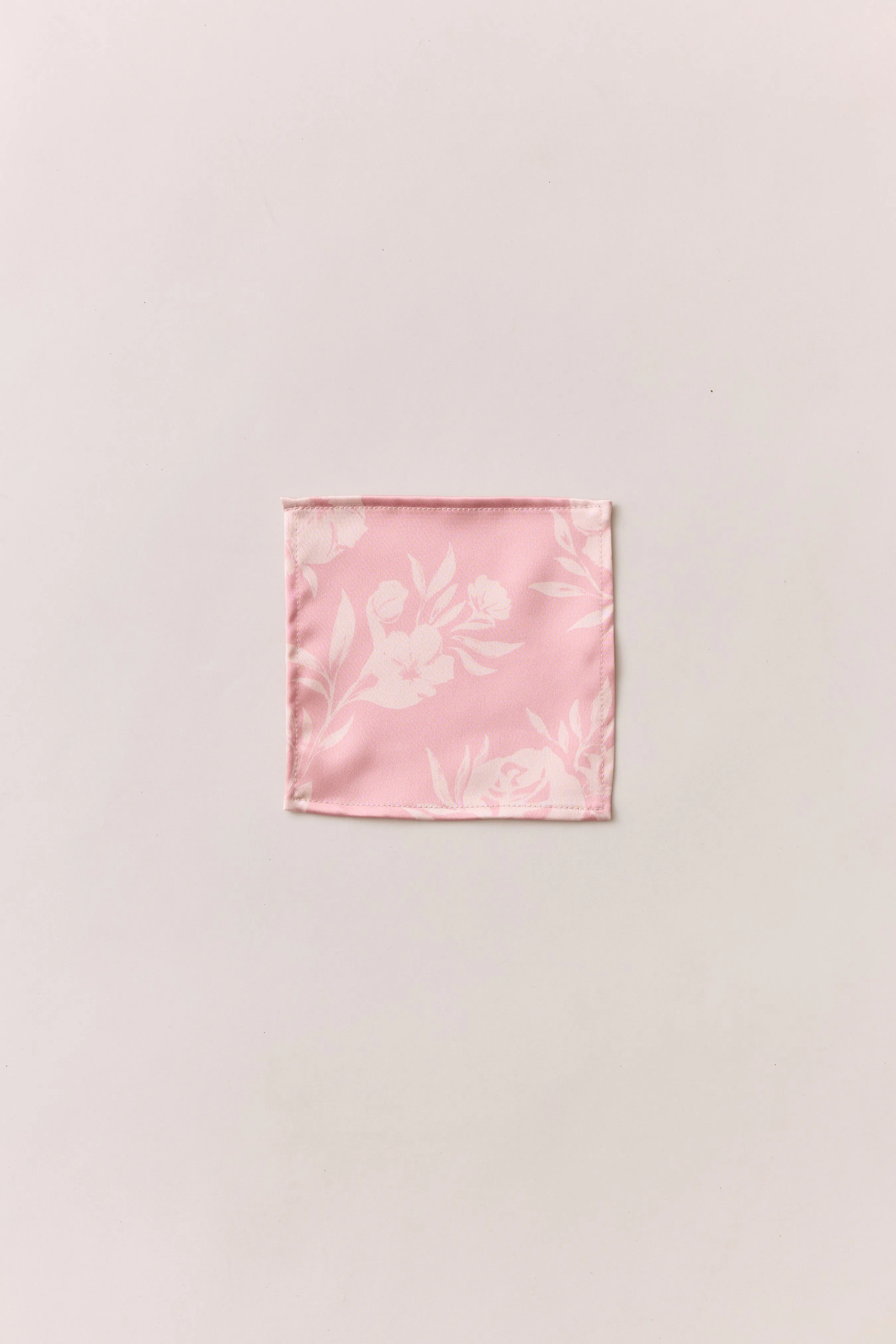 Kids Satin Floral Print Pocket Square | Made To Order