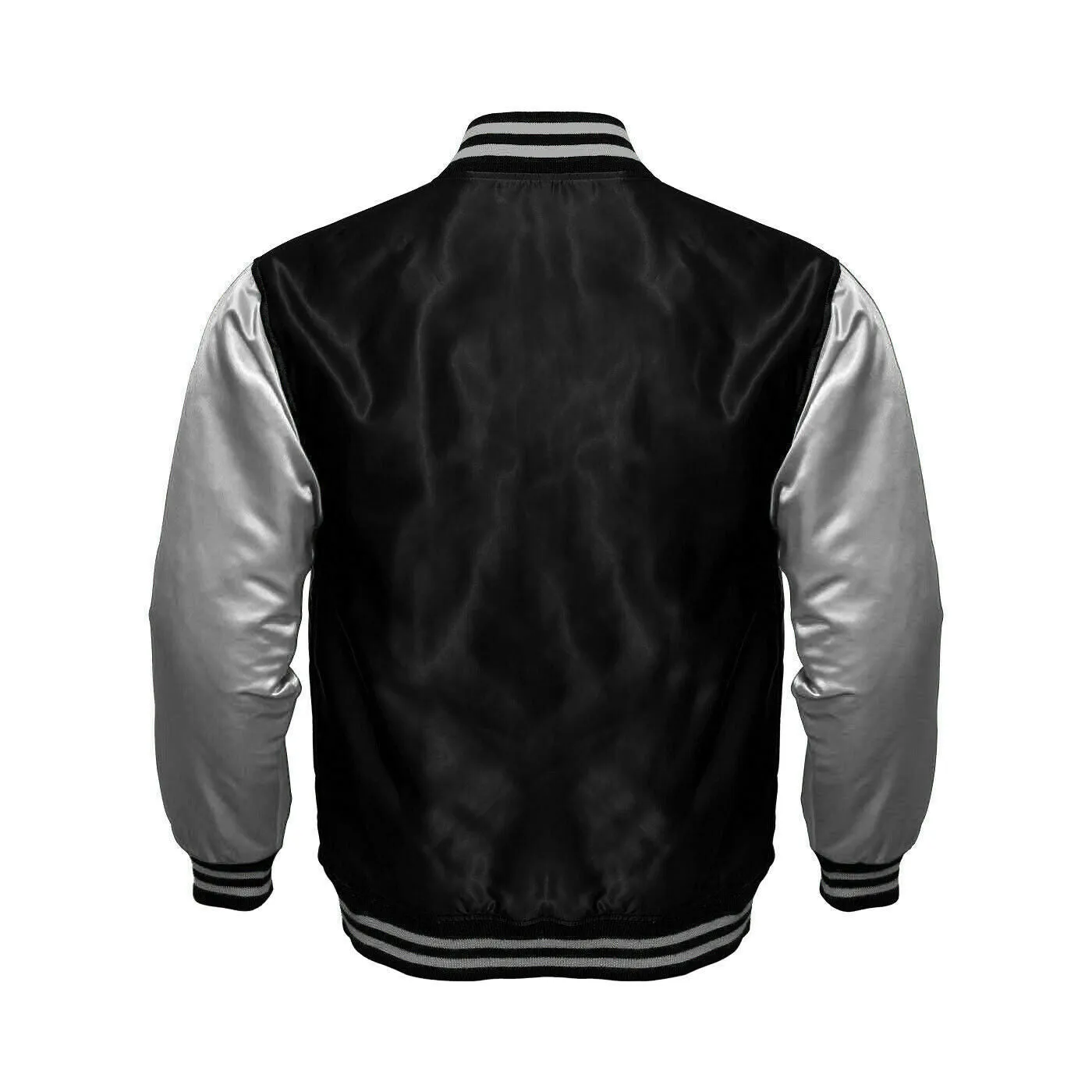 Kids Satin Jacket Black/White