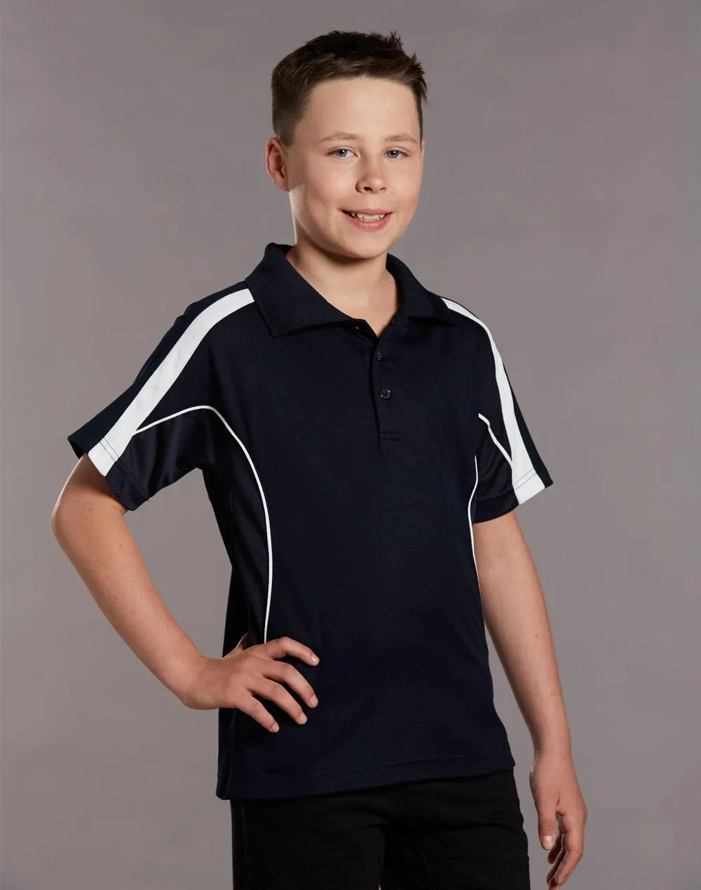 Kids TrueDry Sports Polo Short Sleeve 160gsm - PS53K (9 colours)