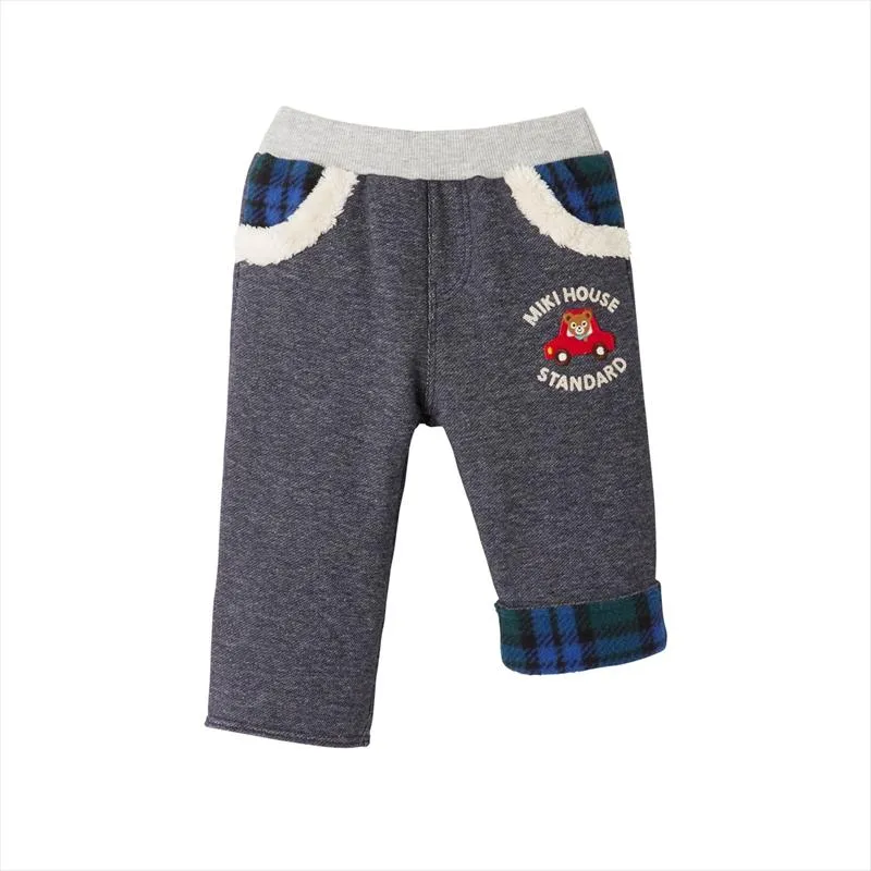 Knit Pants with Fleece Lining