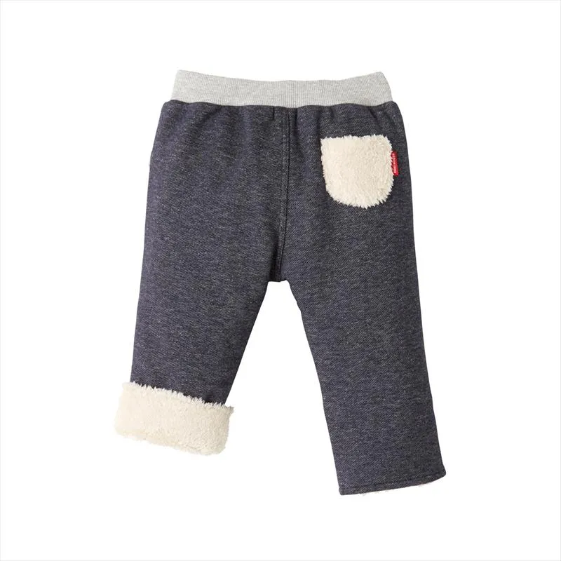 Knit Pants with Fleece Lining