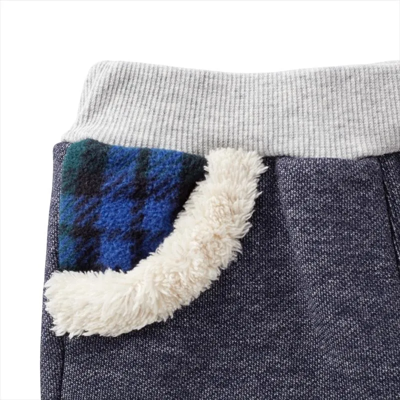 Knit Pants with Fleece Lining