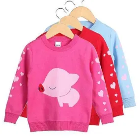 Long Sleeve Kids Girls Sweaters