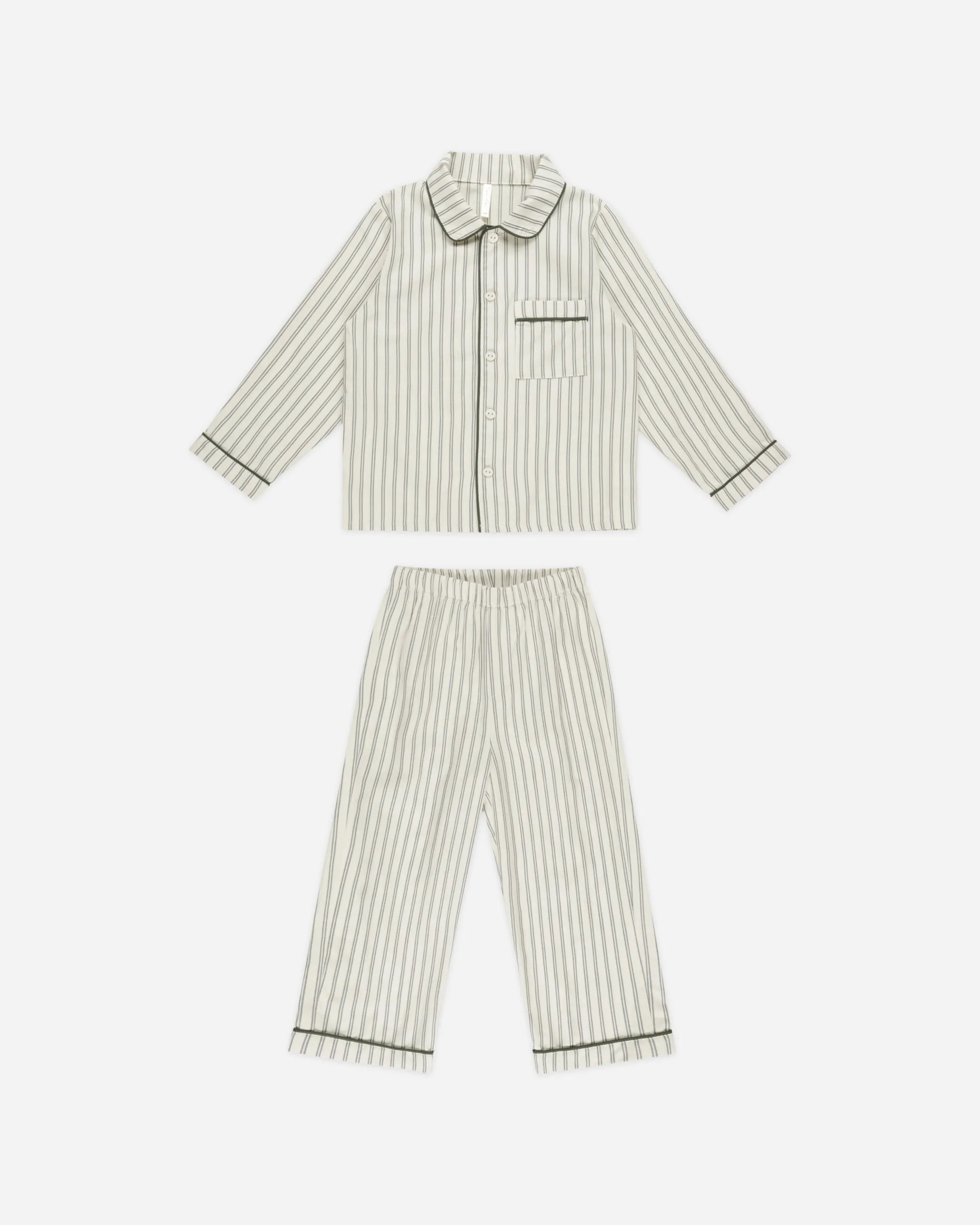 LS Pajamas | Forest Stripe