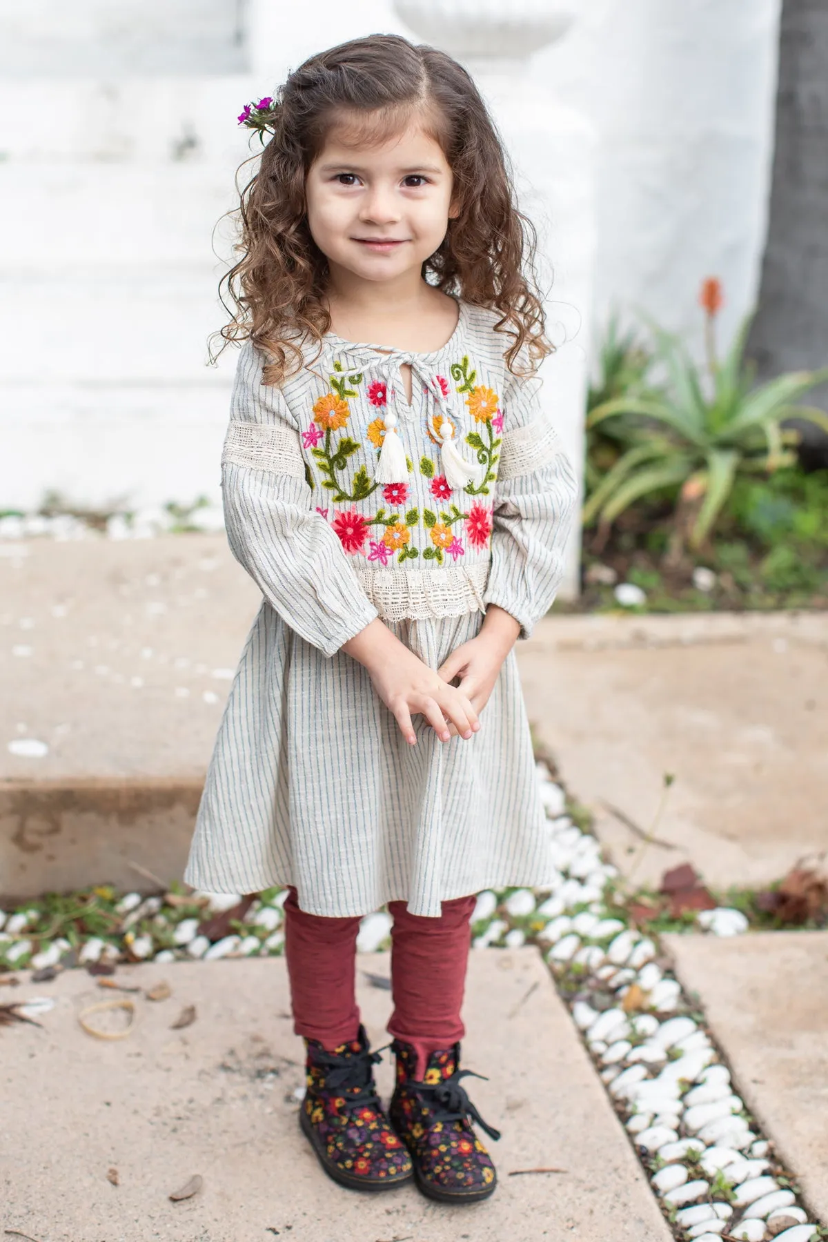 Mimi & Maggie Homespun Girls Dress