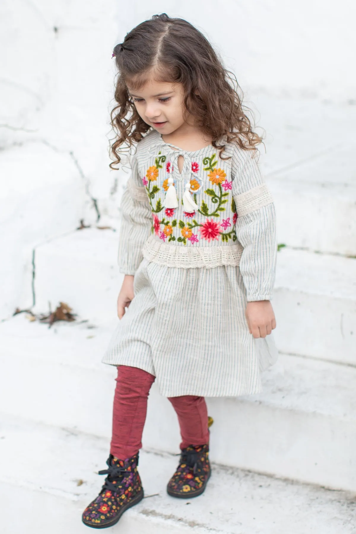 Mimi & Maggie Homespun Girls Dress