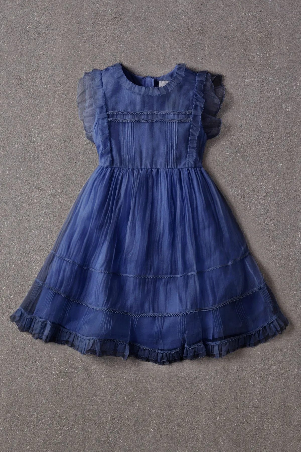 Nellystella Flora Girls Dress - Venture Violet