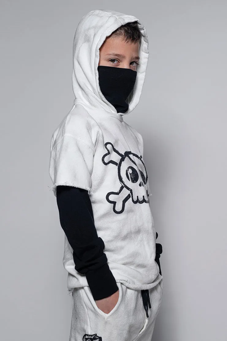 Nununu Skull Twofer Ninja Boys Hoodie