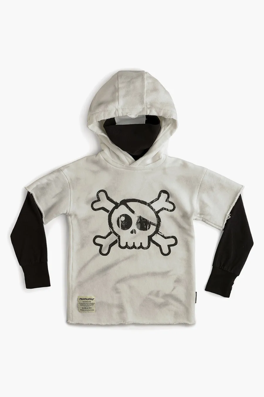 Nununu Skull Twofer Ninja Boys Hoodie