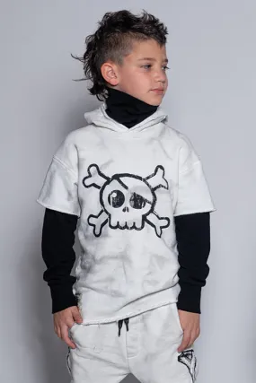 Nununu Skull Twofer Ninja Boys Hoodie