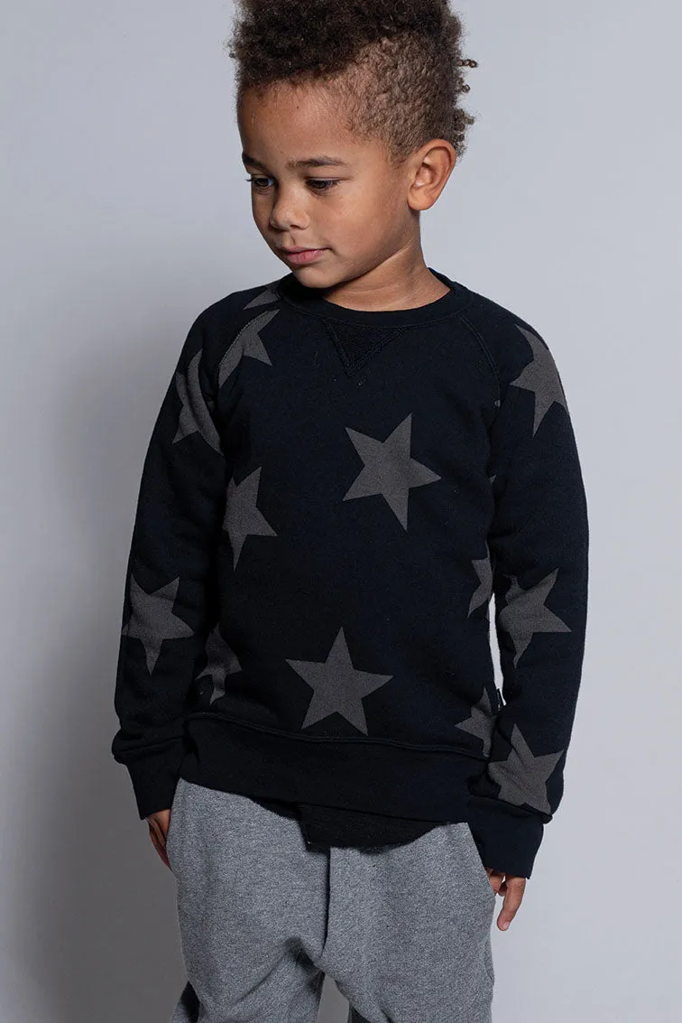 Nununu Star Kids Sweatshirt - Black