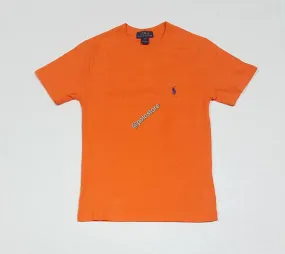 Nwt Kids Polo Ralph Lauren Orange Small Pony Tee with Royal Blue Horse (8-20)