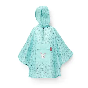 Reisenthel Mini Maxi Poncho M Kids Cats & Dogs Mint