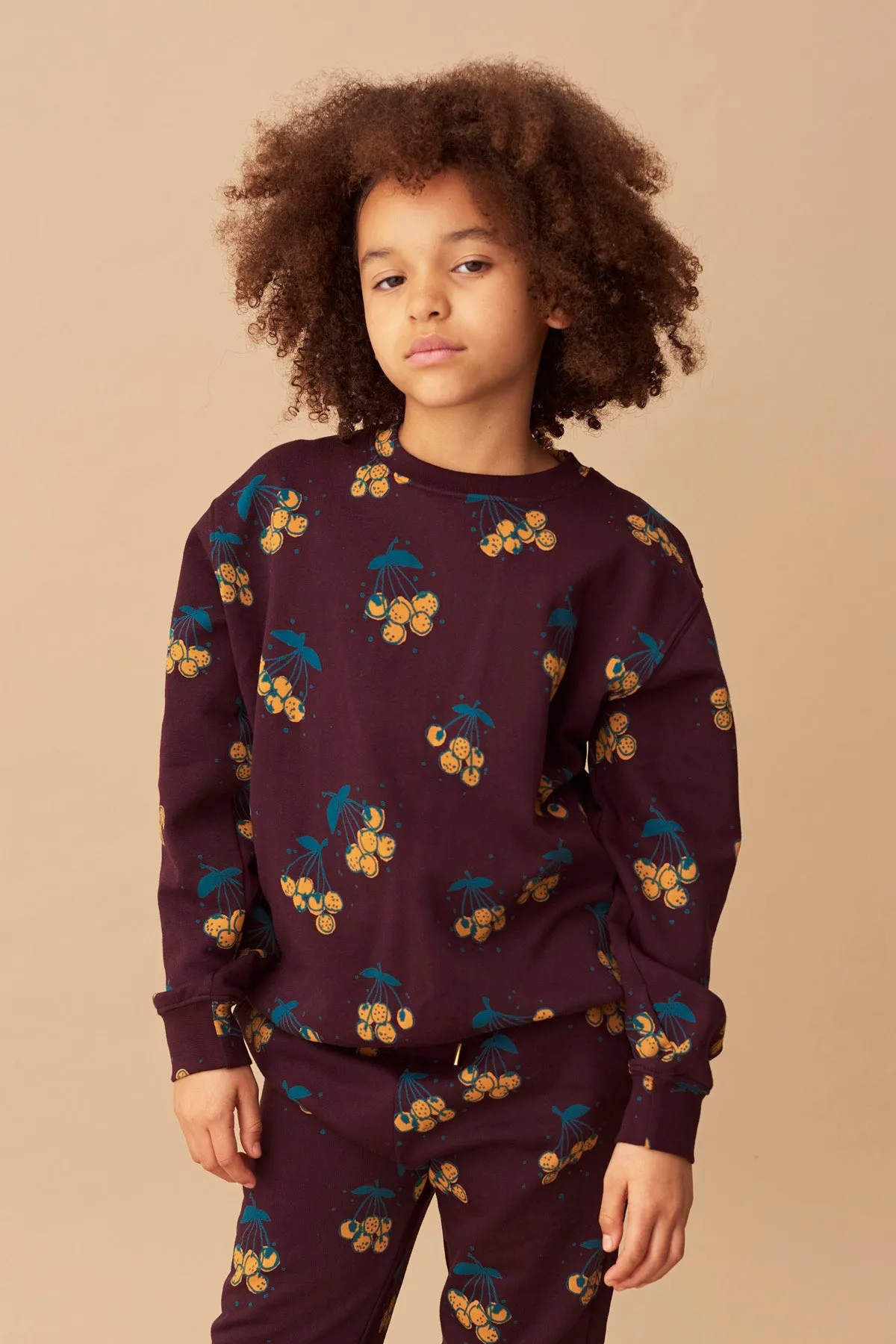 Soft Gallery Baptiste Berry Girls Sweatshirt (Size 4 left)