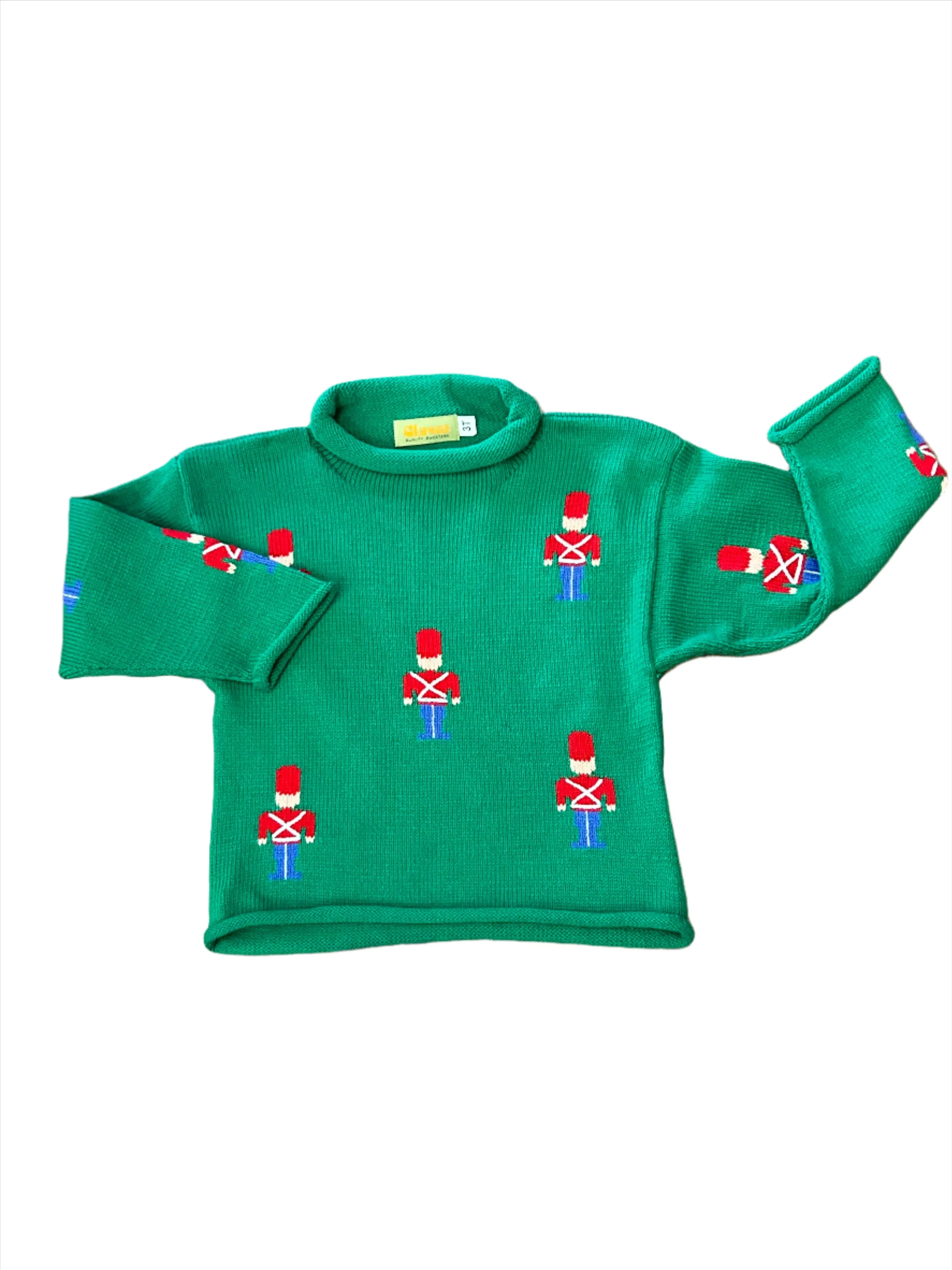 Toy Soldiers All-Over Rollneck Sweater