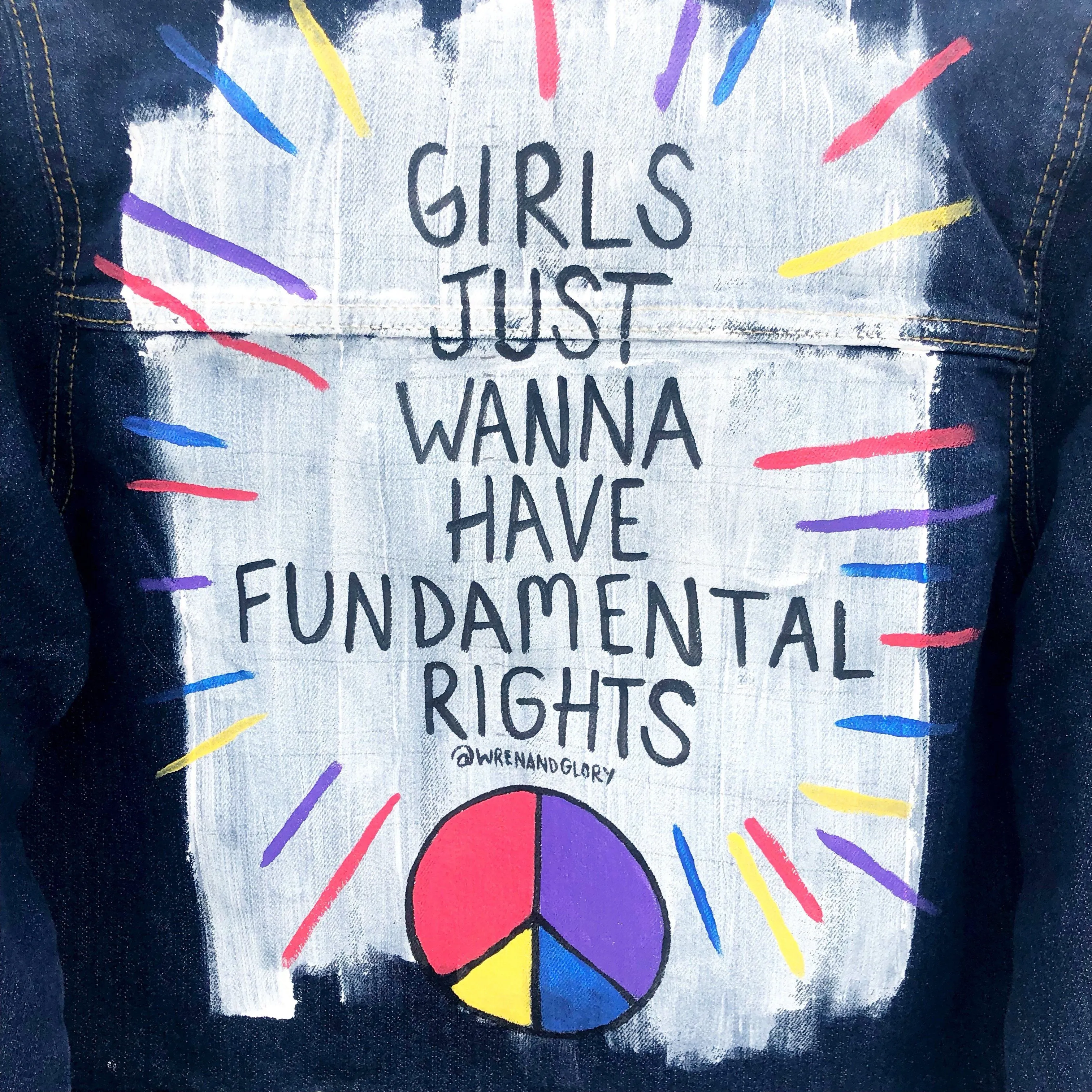 'WHAT (LITTLE) GIRLS WANT' DENIM JACKET