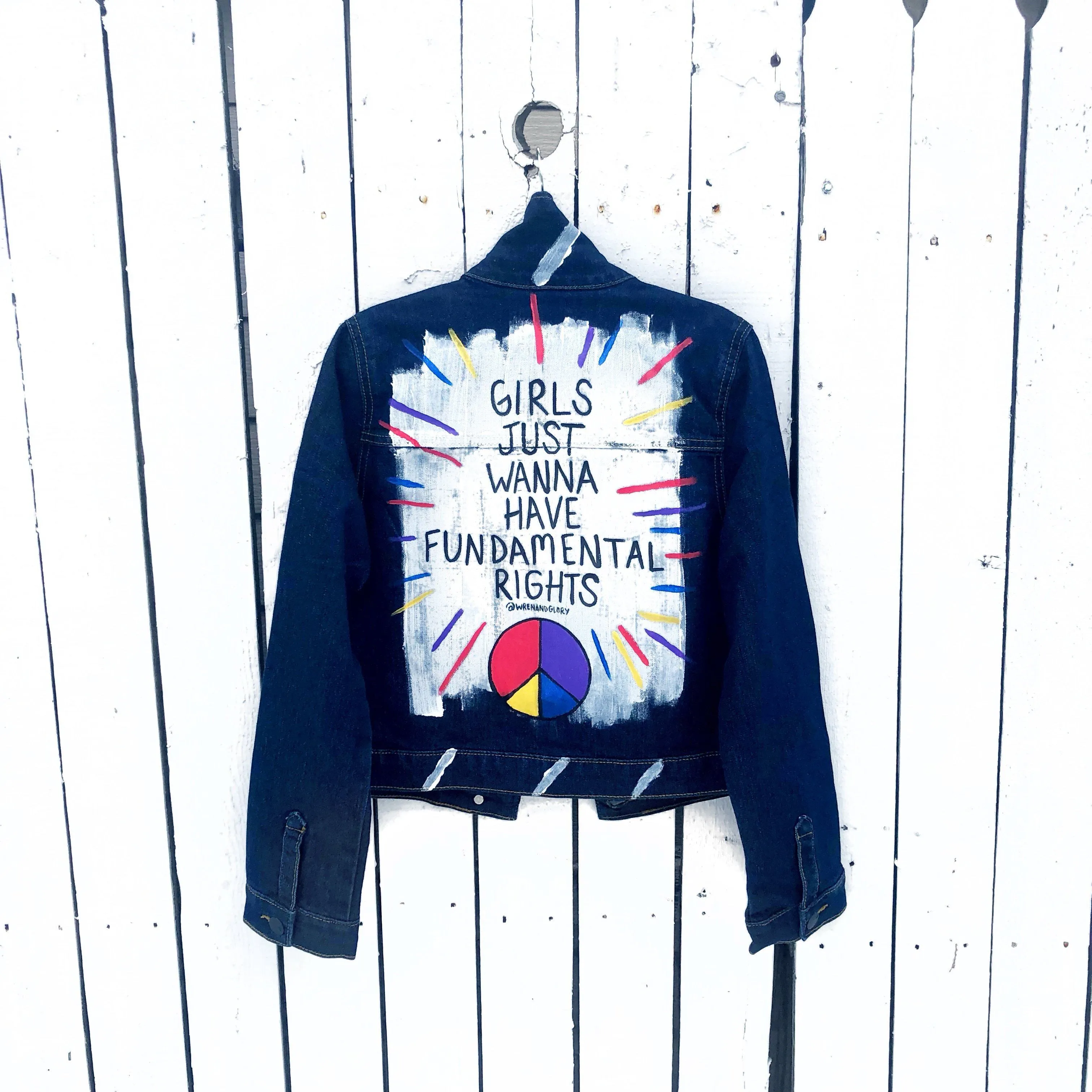 'WHAT (LITTLE) GIRLS WANT' DENIM JACKET