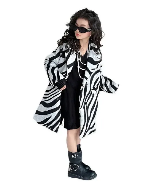 Zebra Print Pocket Jacket